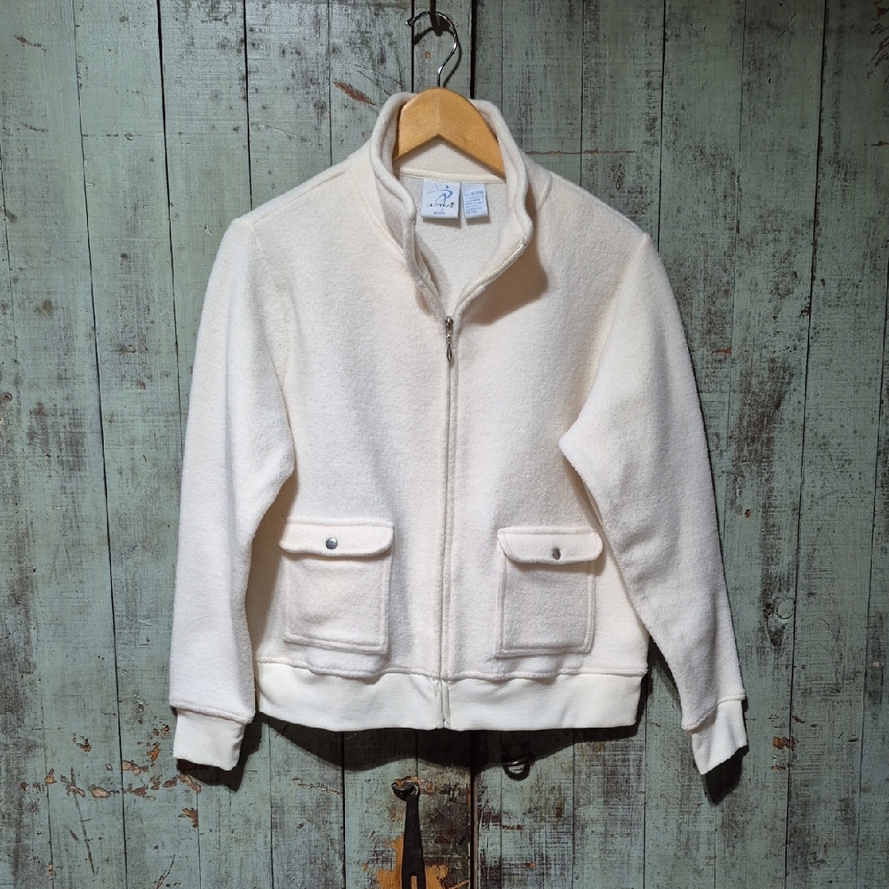 Active USA Cream Petite Jacket